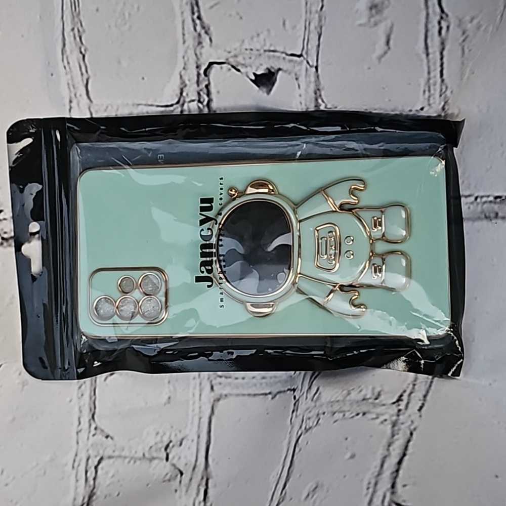 NEW! Space Man Phone Case w/ Fold Out Stand 4 Samsung Galaxy A 71!!